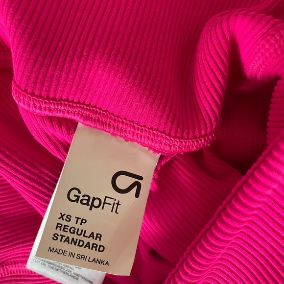 GAP Women's hot Pink ribbed Leggings size XS NWOT NEVER WORN. - Picture 2 of 5